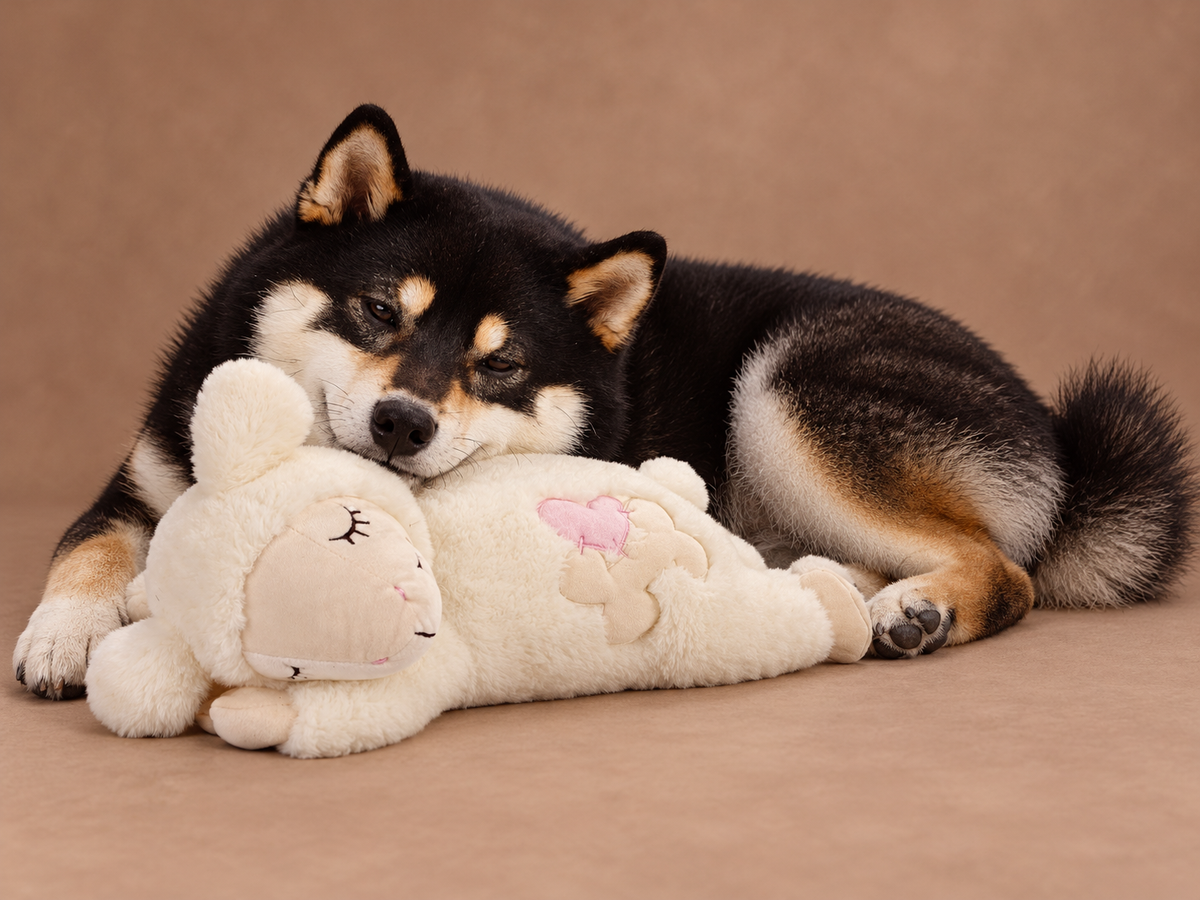 Peluche mouton à cœur battant avec Seiji — studio cacao
